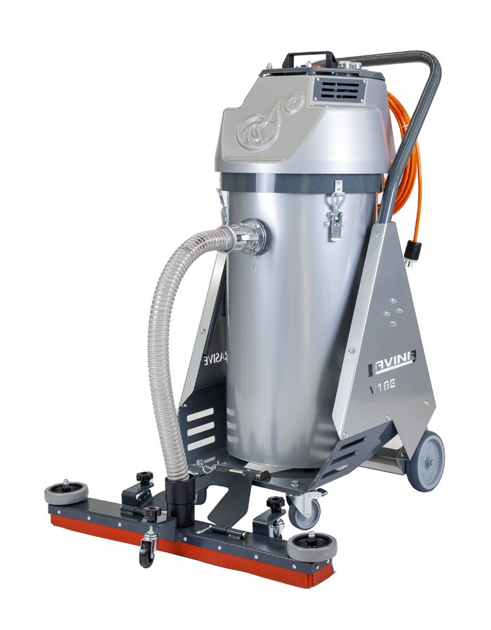 V16E wet and dry vacuum with slurry brush
