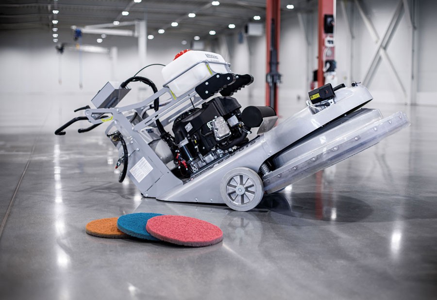 lavina 36" planetary polisher and propane burnisher