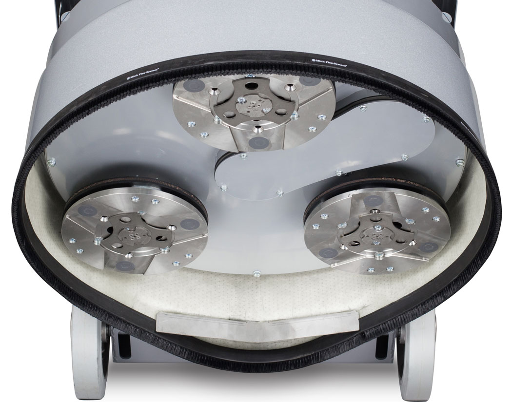 9" grinding heads on L25E